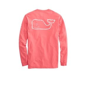 Men’s Vineyard Vines Long Sleeve Whale Pocket Tee